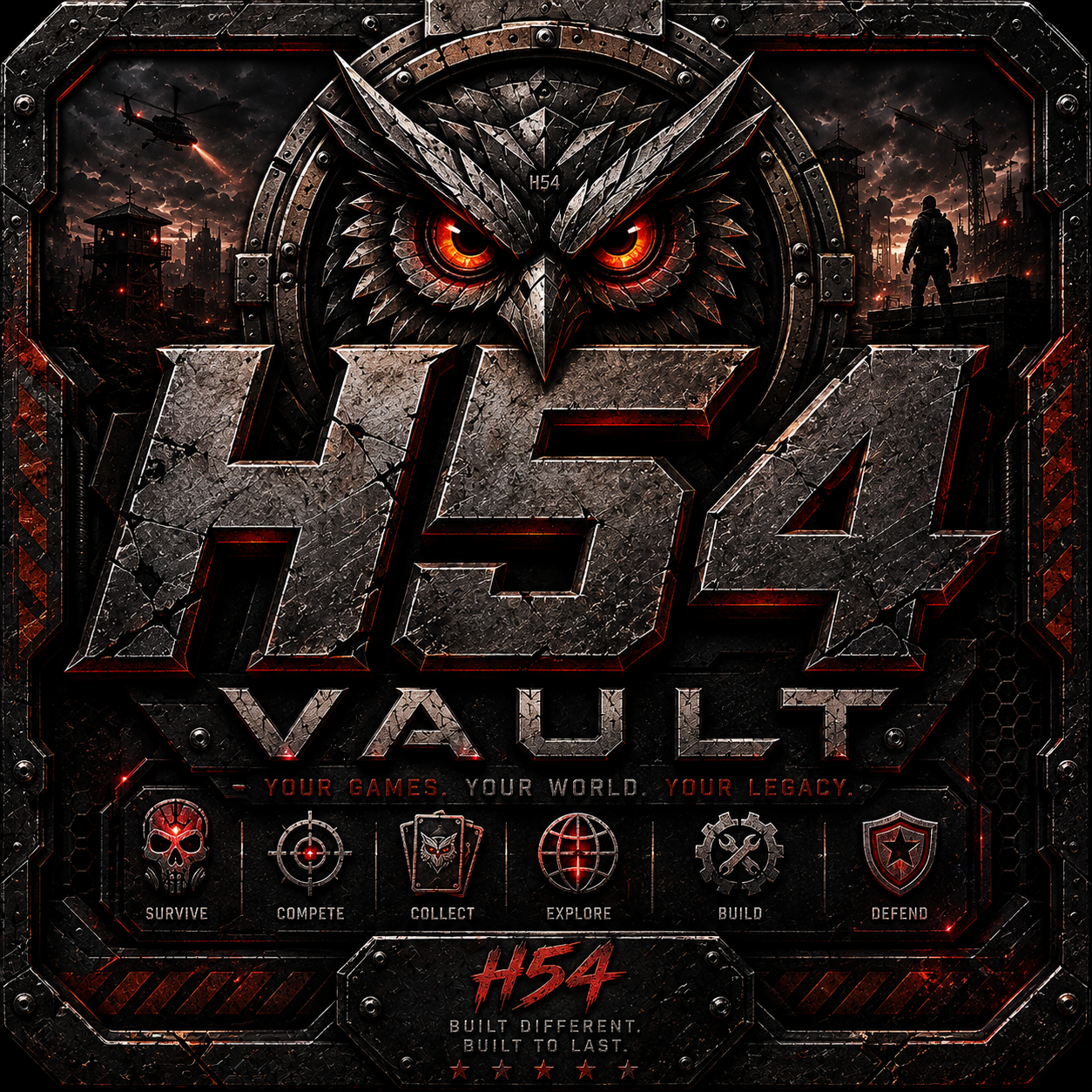 H54 Vault — Your Games. Your World. Your Legacy.